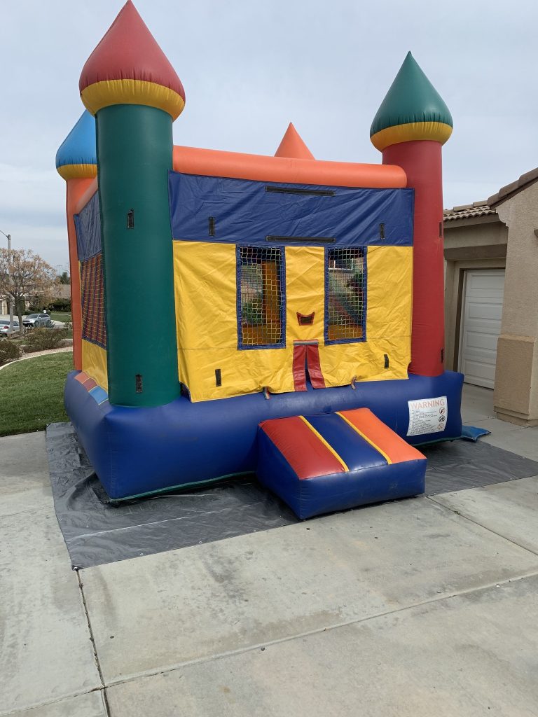 inflatable multi color jumper